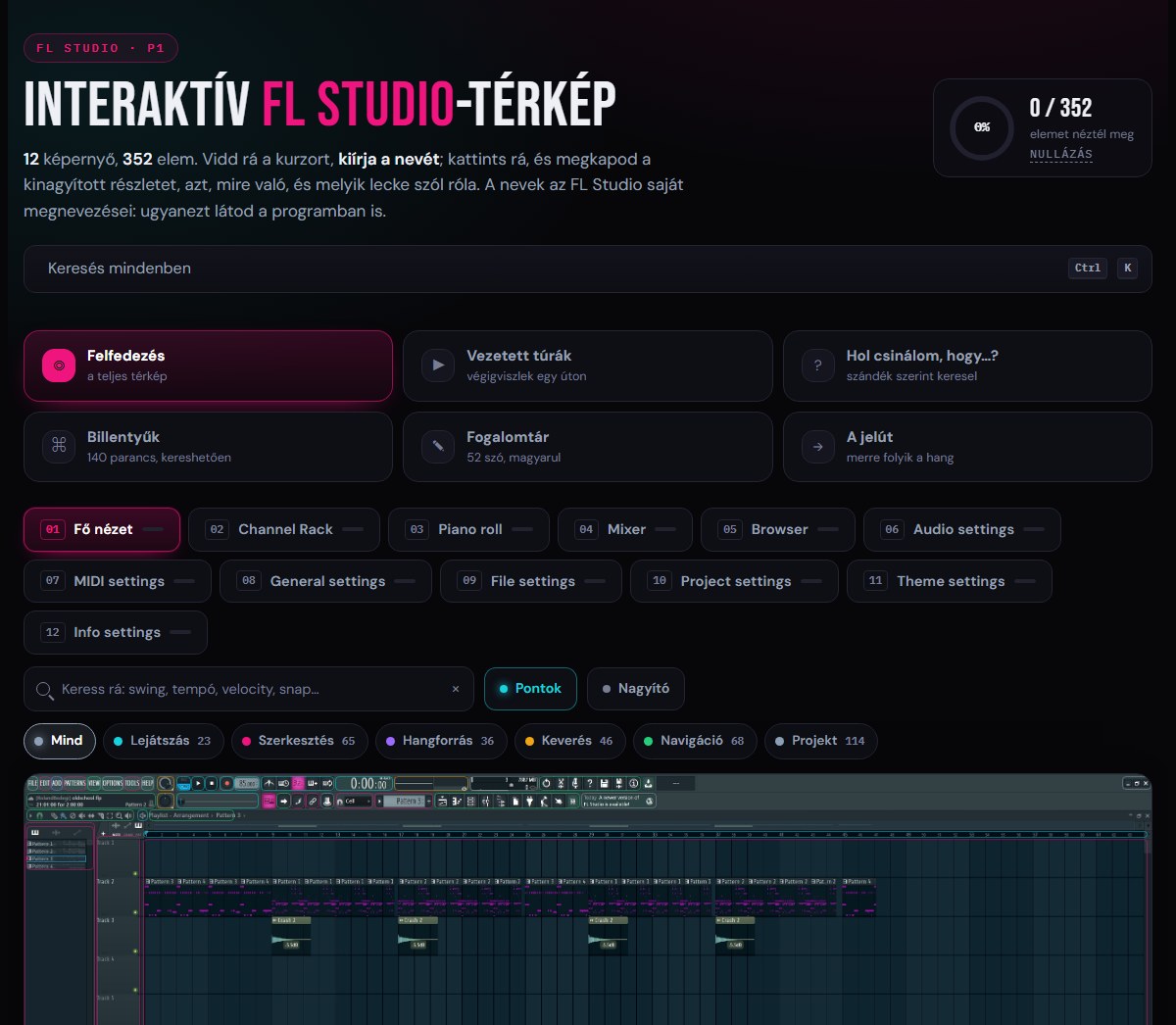 FL Studio-térkép